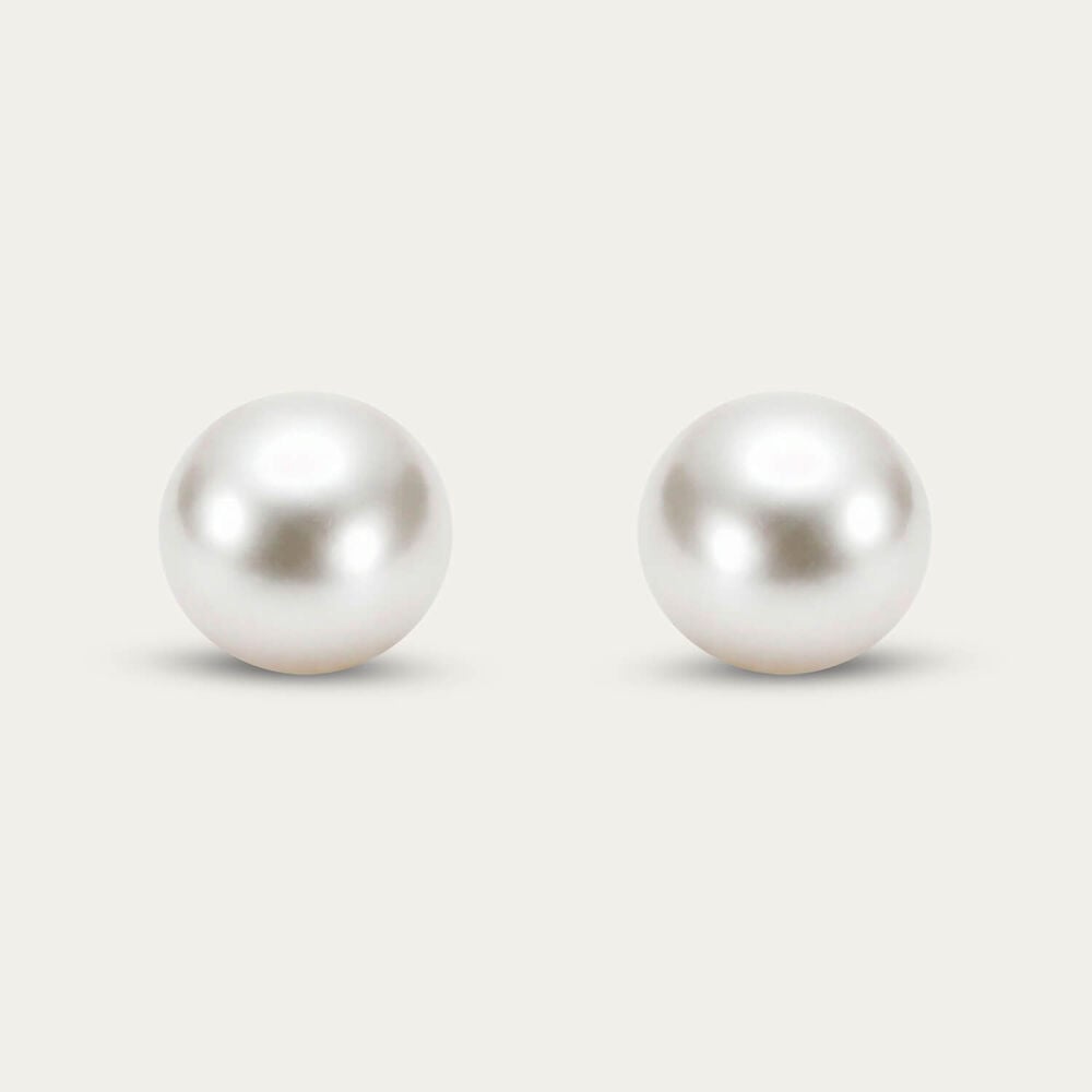 Sterling Silver 7mm Pearl Stud Earrings
