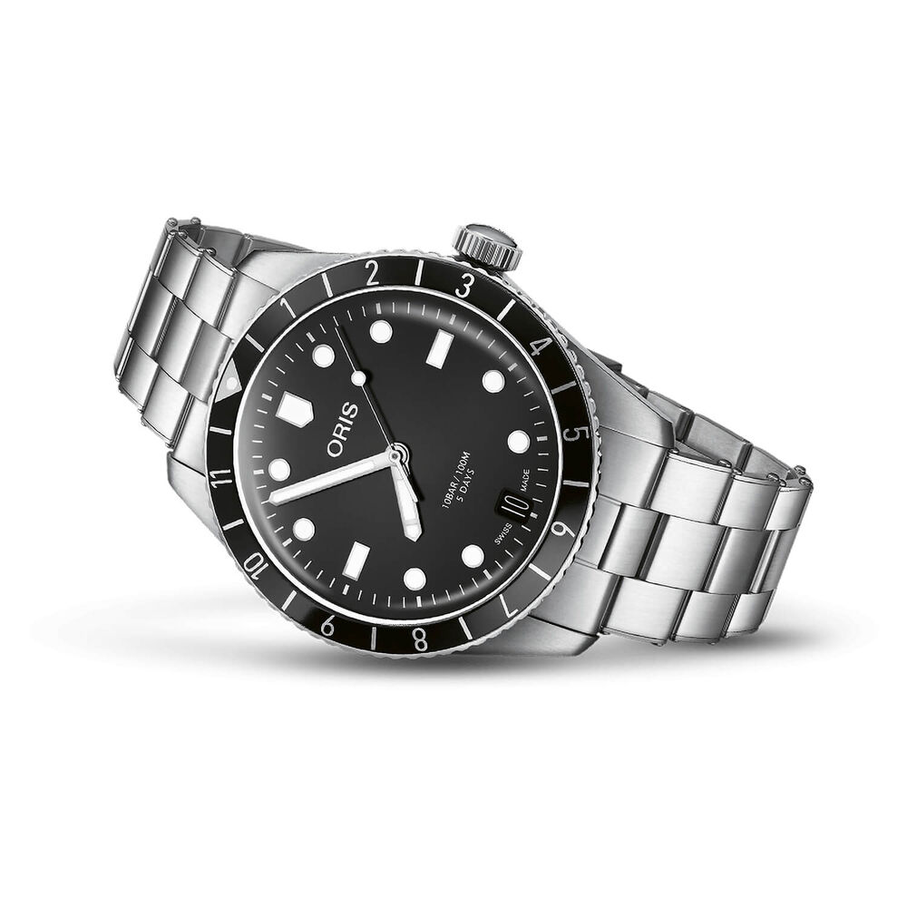 Oris Divers 65 40mm Black Dial Bracelet Watch