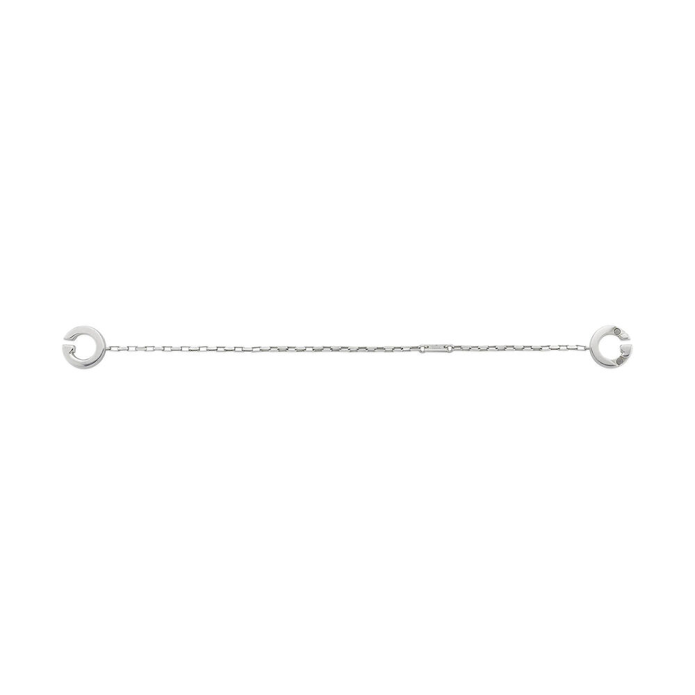 Gucci Interlocking Sterling Silver Bracelet