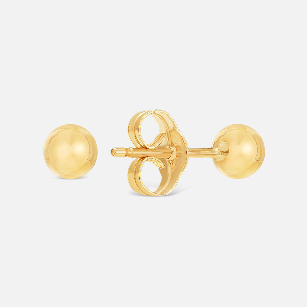 9ct Yellow Gold Stud Earrings