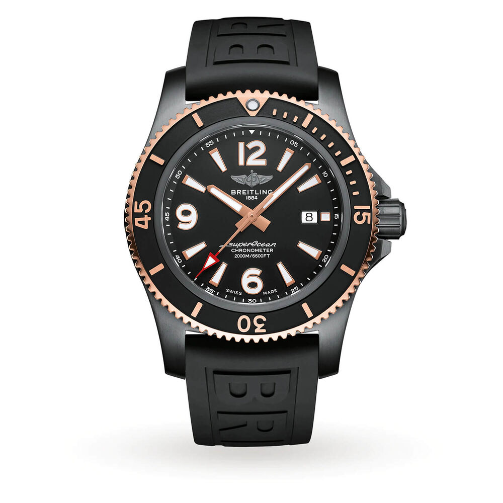 Breitling Superocean II Automatic 46 Black Steel Watch image number 0