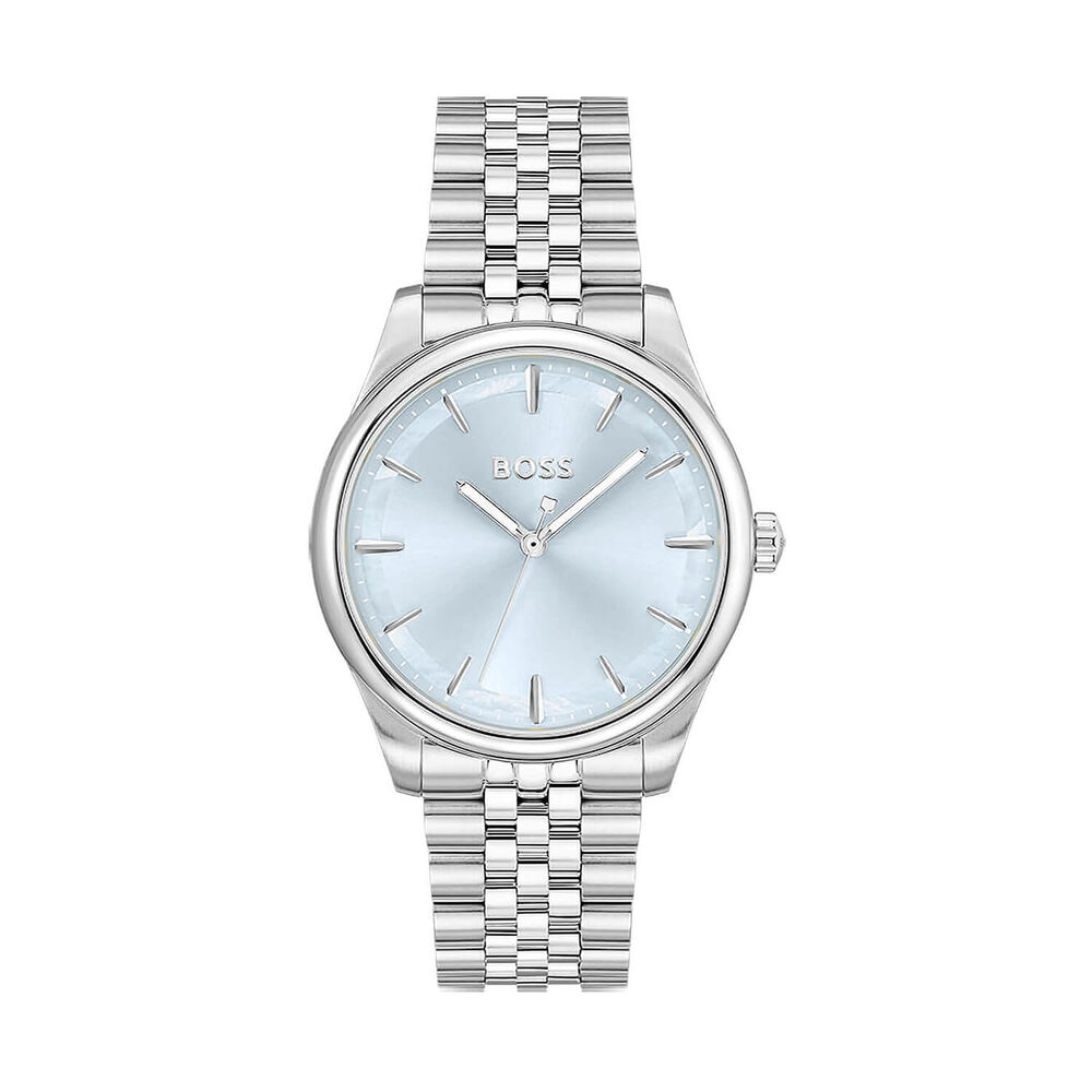 BOSS Graceful 36mm Light Blue Dial Stainless Steel Bracelet Watch image number 0