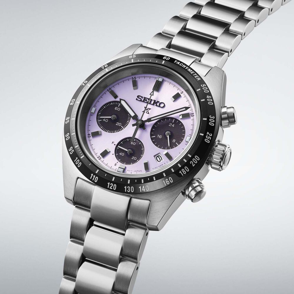 Seiko Prospex Speedtimer 2025 Tokyo World Athletics Championships Edition Edo Purple Watch image number 2