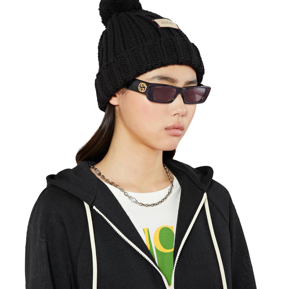 Gucci Interlocking Sterling Silver Chain Necklace image number 1