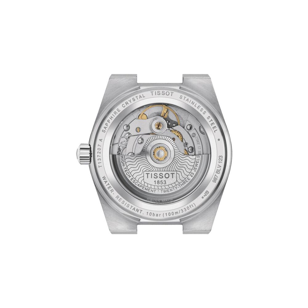 Tissot PRX Powermatic 80 Automatic 35mm Ice Blue Dial Steel Case Watch image number 3