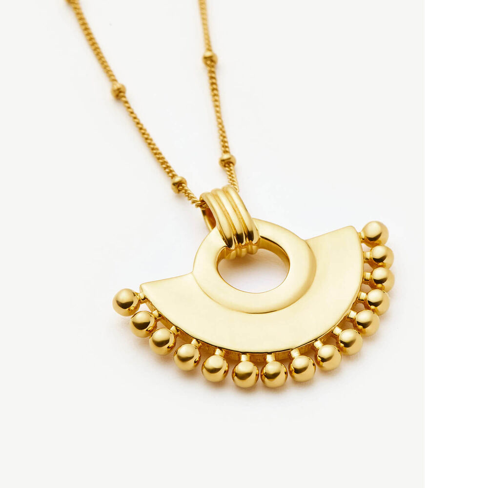 Missoma 18ct Gold Plated Brass Zenyu Fan Necklace