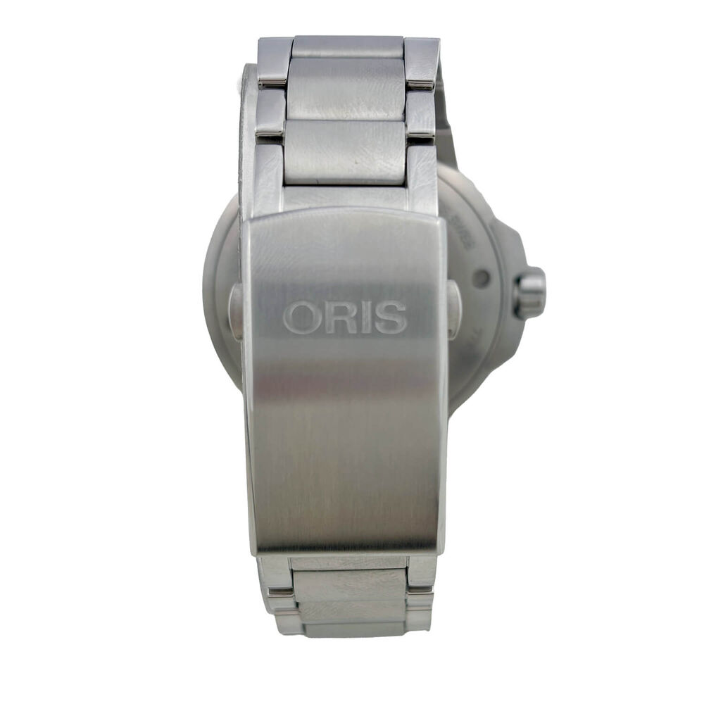 Pre-Owned Oris Aquis Date Automatic 43mm Blue Dial Steel Bracelet Watch image number 3