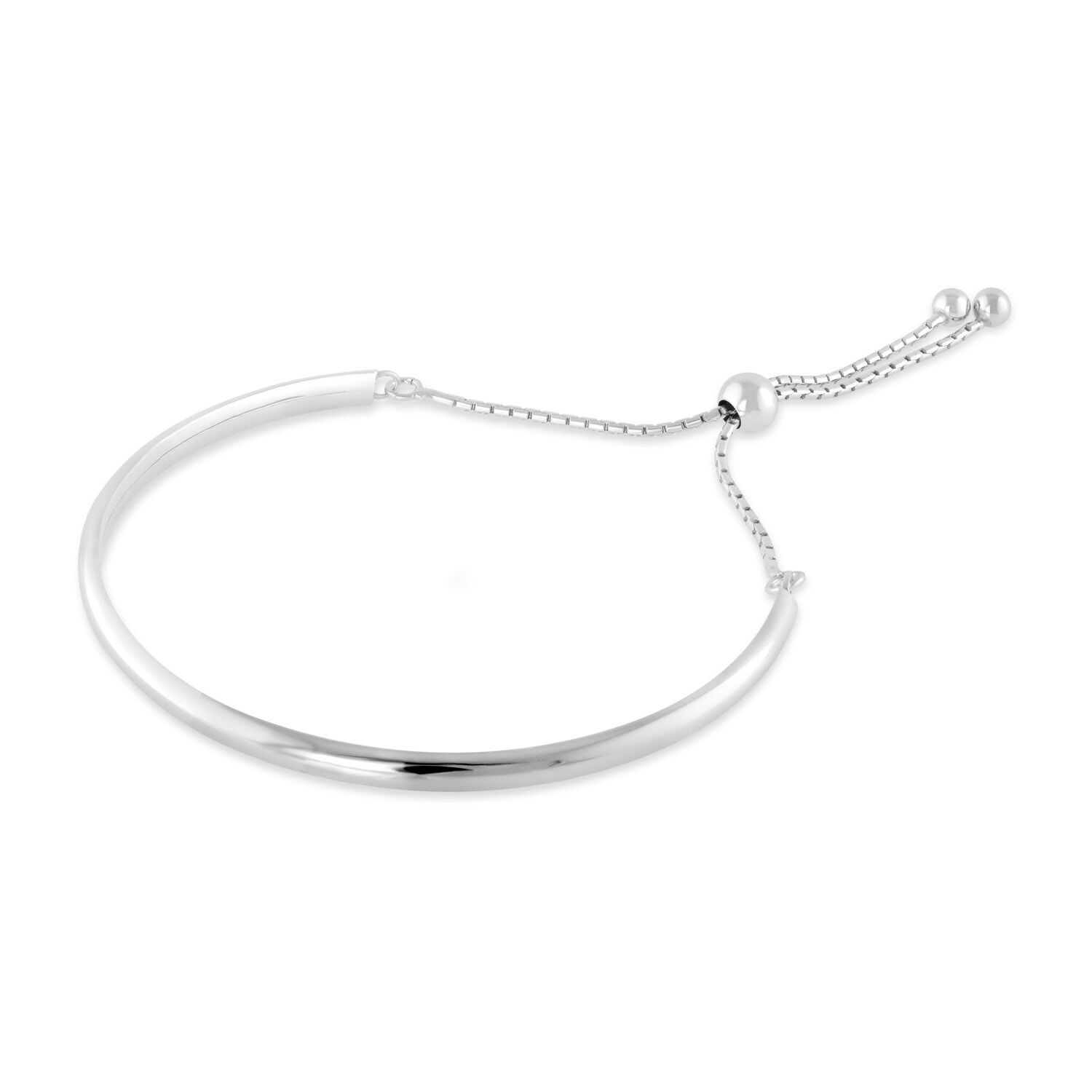 Silver Slider Bangle