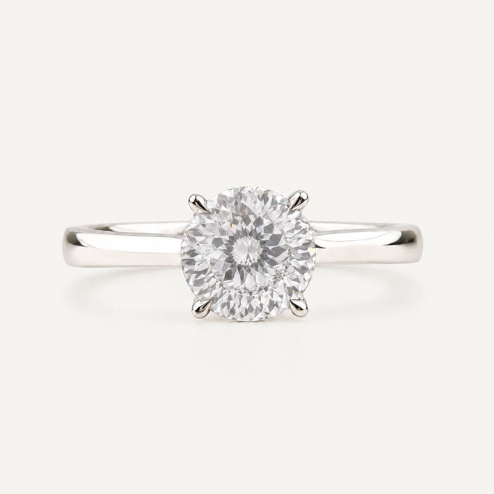 Born Nova Platinum 1.50ct Round Lab Grown Diamond Solitaire Ring