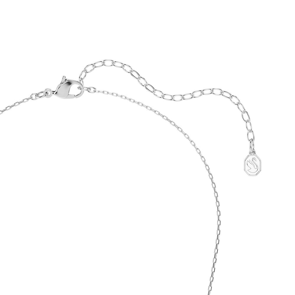 Swarovski Idyllia Crystals & Cubic Zirconia Rhodium Plated Arrow Pendant