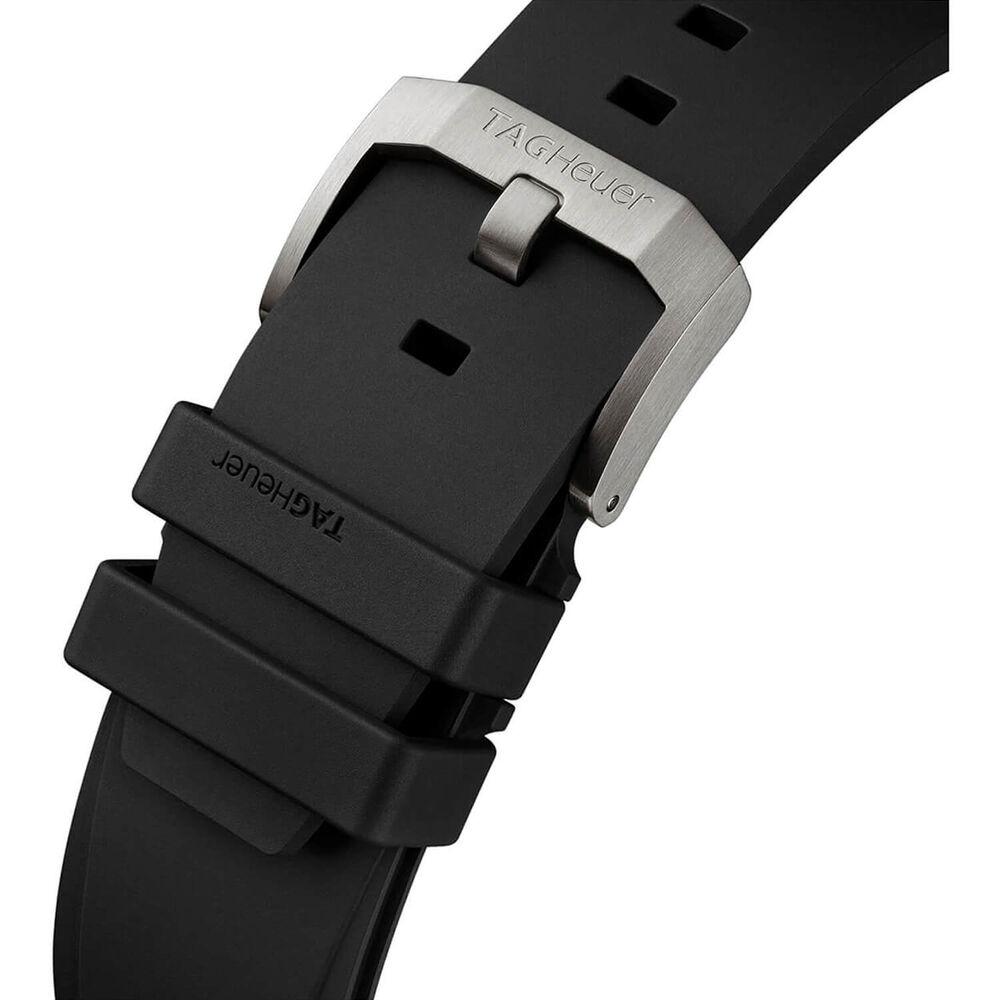 TAG Heuer Formula 1 Chronograph 44mm Black & Red Dial Black Rubber Strap Watch image number 6