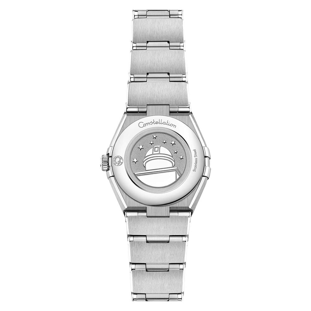 Pre-Owned OMEGA Constellation Ladies Quartz 25mm Mother of Pearl Steel Bracelet Watch image number 4