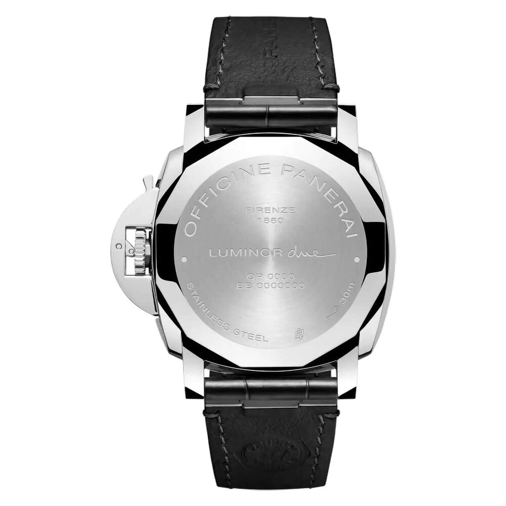 Panerai Luminor Due 42mm Black Dial Strap Watch