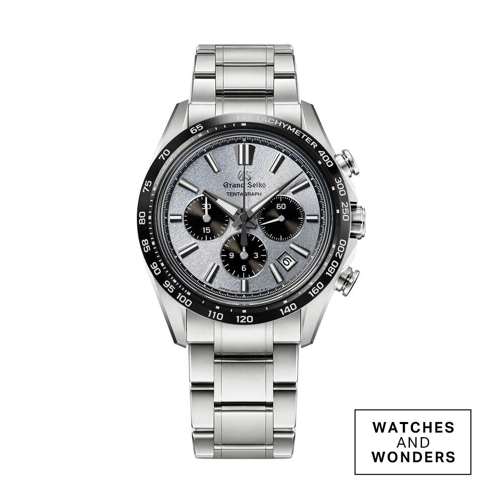 Grand Seiko ‘Snow Blue Tentagraph’ Hi-Beat Automatic Chronograph 43.2mm Dial Bracelet Watch