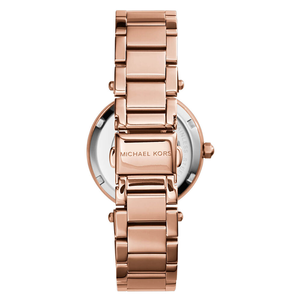 Michael Kors Parker stone-set rose gold-plated bracelet watch image number 2