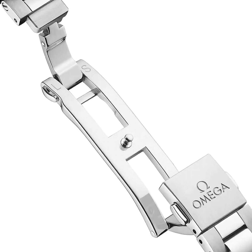 OMEGA Aqua Terra 150M 30mm Grey Dial Diamond Dots Steel Bracelet Watch image number 5