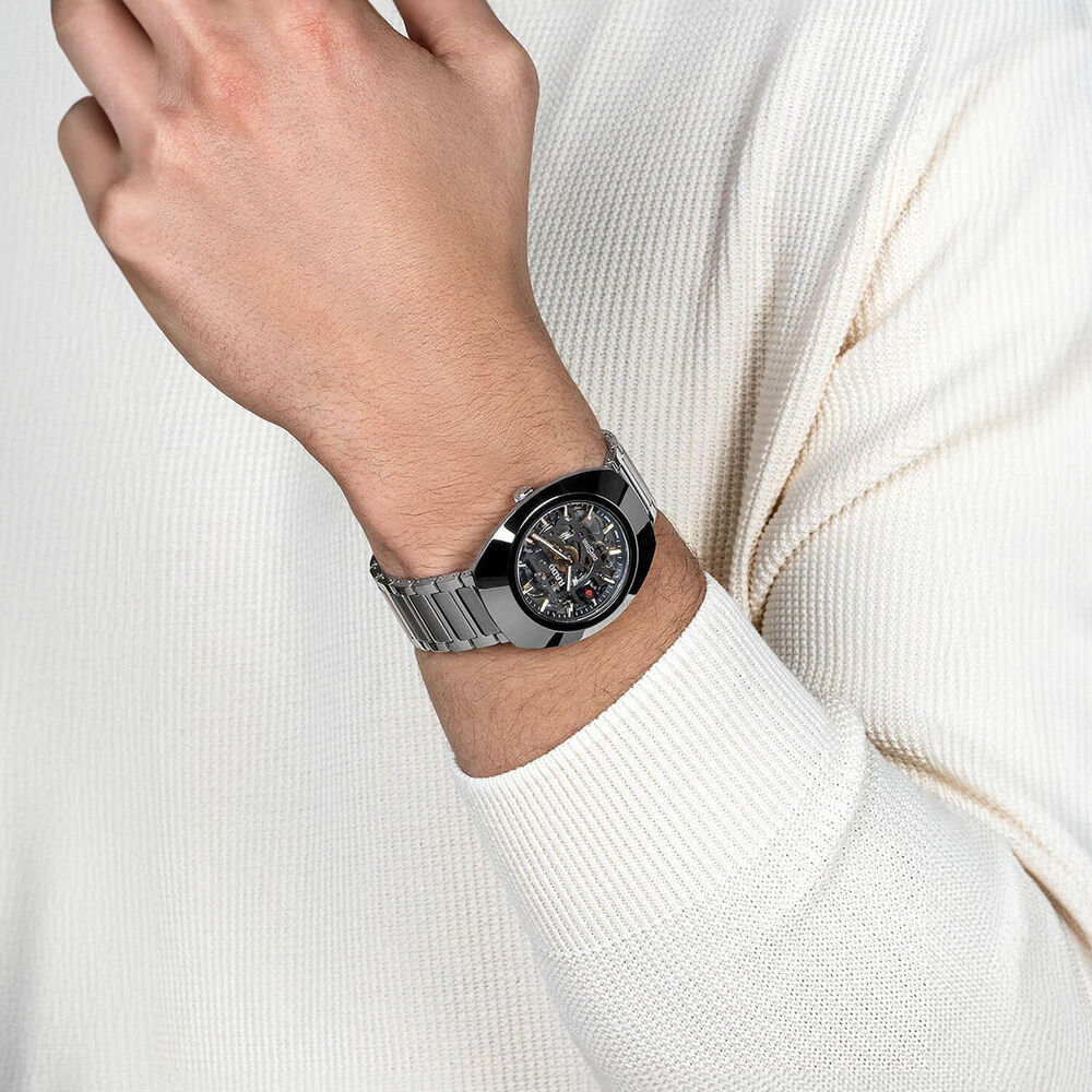 Rado Diastar 38mm Skeleton Dial Steel Case Bracelet Watch image number 4