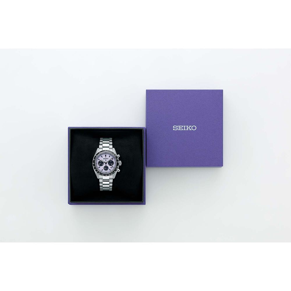 Seiko Prospex Speedtimer 2025 Tokyo World Athletics Championships Edition Edo Purple Watch image number 9