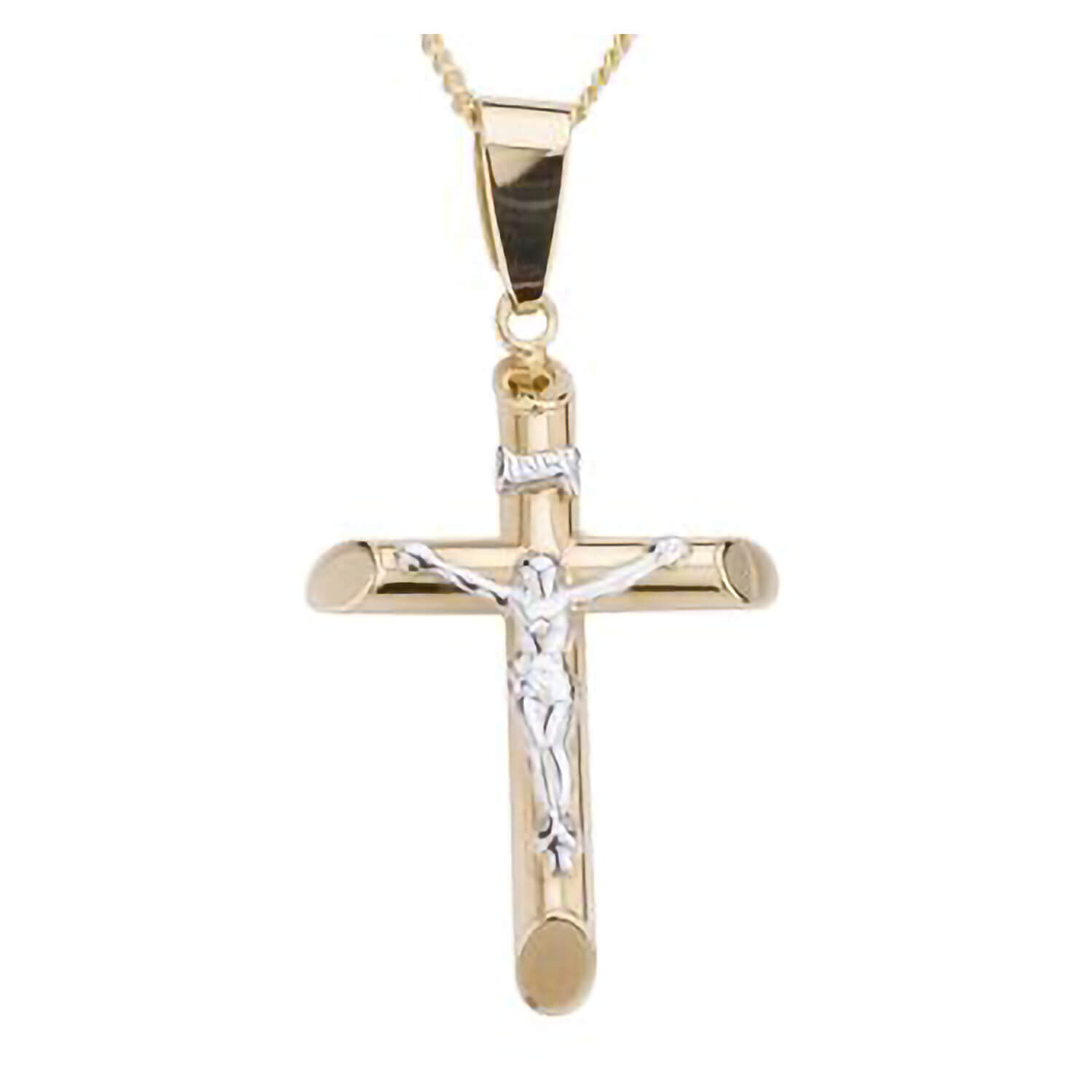 Mens crucifix 2025 and chain