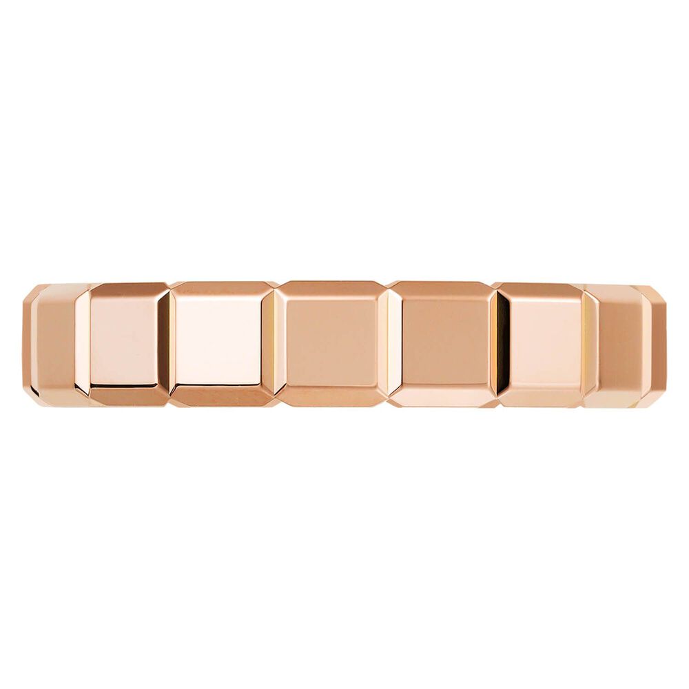 Chopard Ice Cube 18ct Rose Gold Plain Medium Thickness Band Ring (UK Size O - P) image number 2