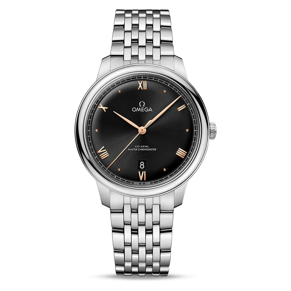 OMEGA De Ville Prestige Co-Axial Master Chronometer 40mm Black Dial Bracelet Watch image number 0