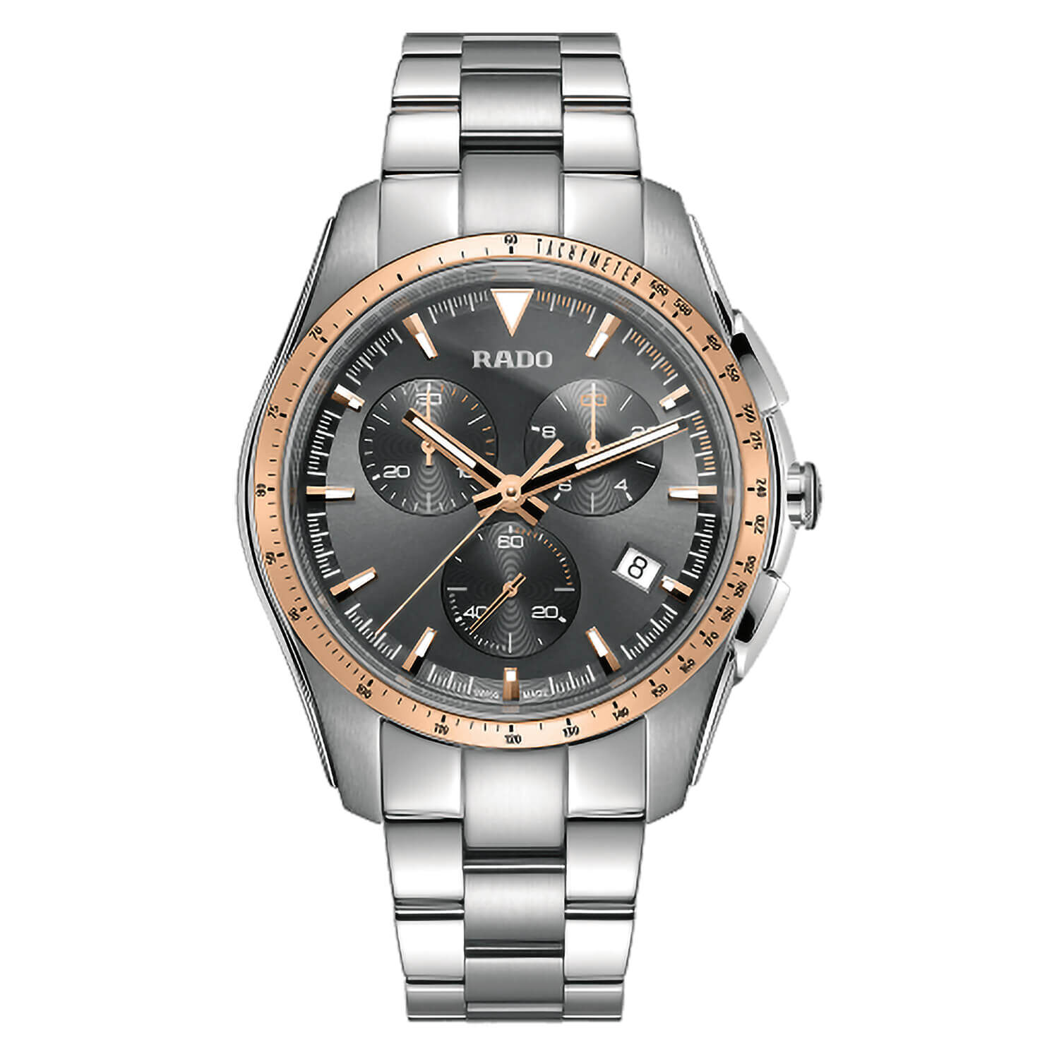 Rado hyperchrome black dial sale
