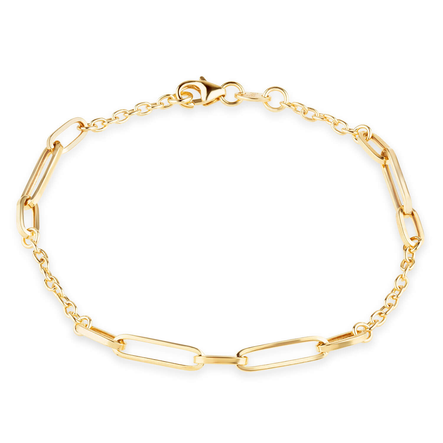 18 kt gold bracelet , YG 750/000, links polished respect… | Drouot.com