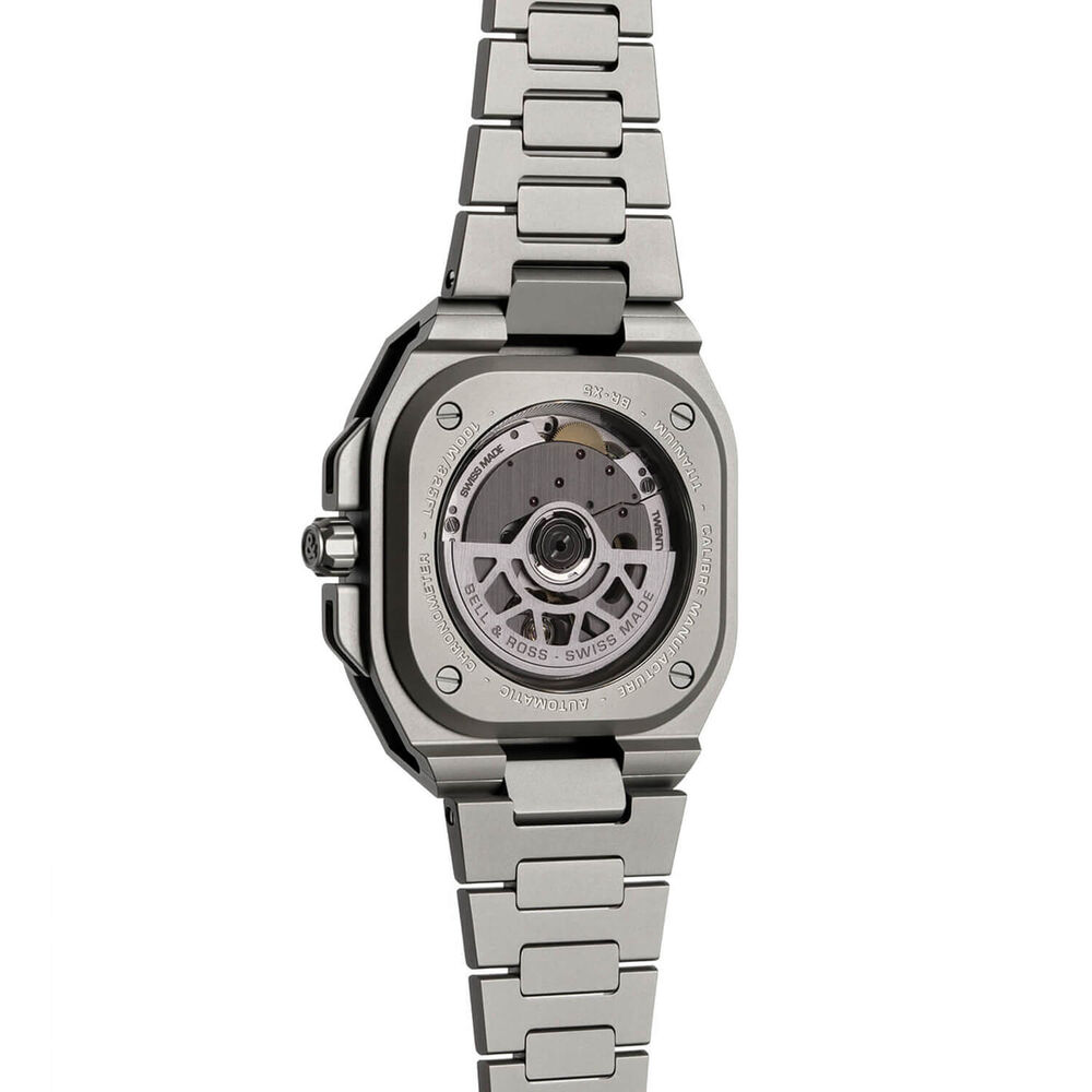 Bell & Ross BR-X5 Black Titanium 41mm Black Dial Titanium Bracelet Watch image number 3
