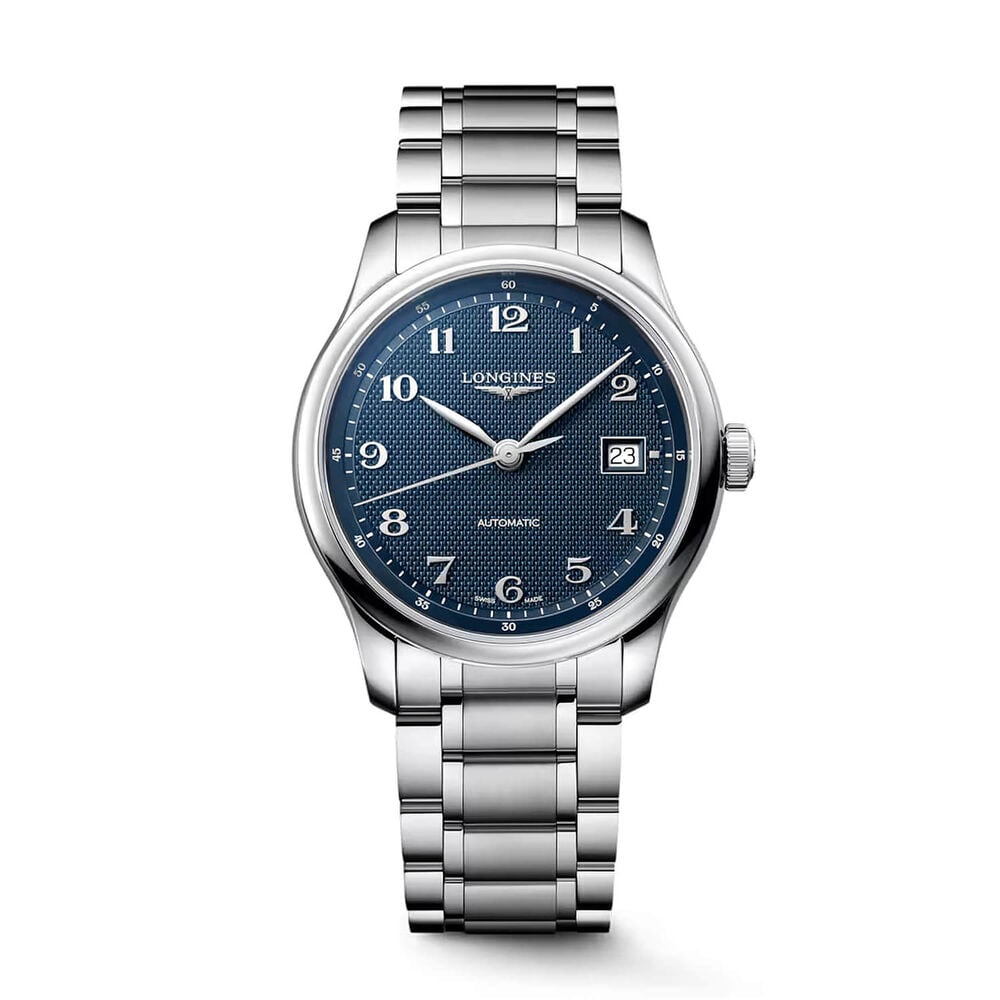 Longines Master Collection 39mm Blue Dial Stainless Steel Bracelet Watch