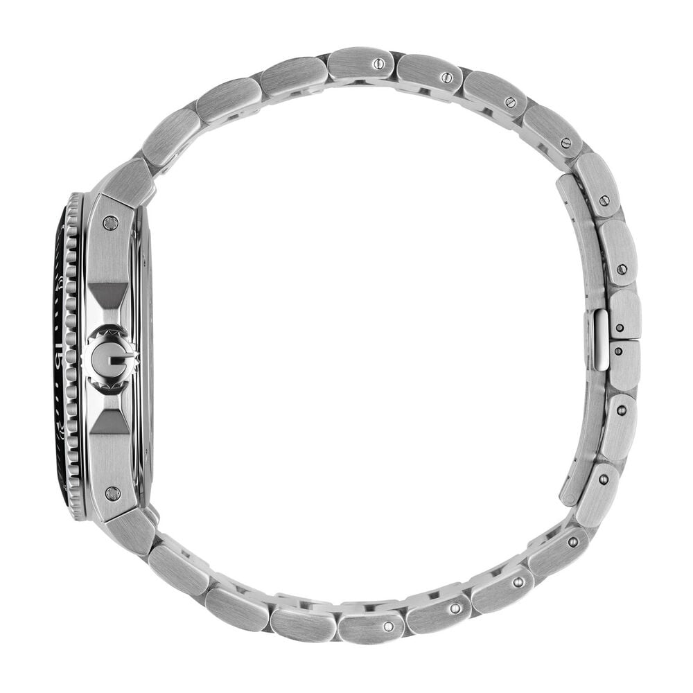 Gucci Dive 40mm Black Dial Steel Bracelet Men's Watch