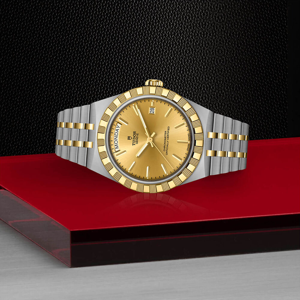 TUDOR Royal 40mm Champagne Dial Stainless Steel & Yellow Gold Bracelet Watch