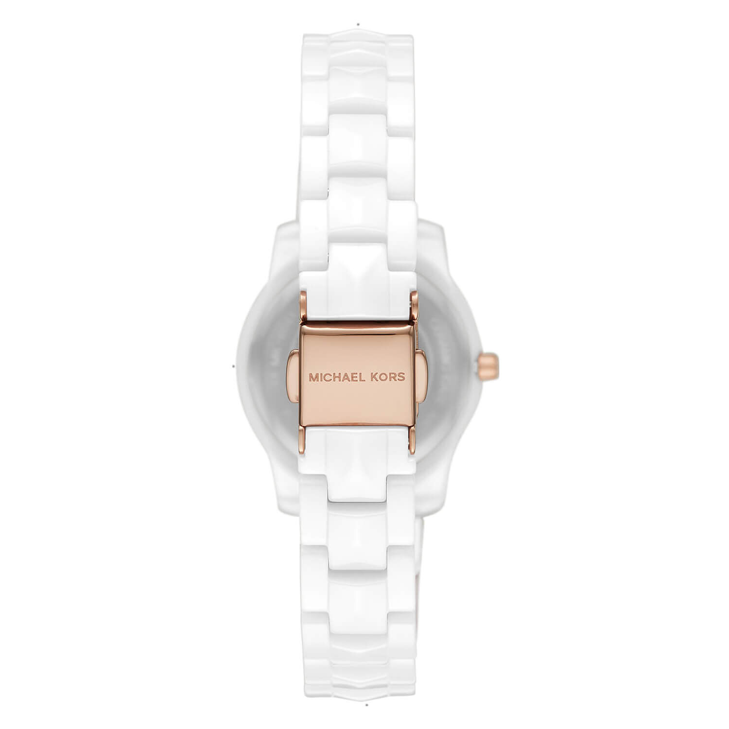 Michael Kors Runway Mercer 28mm White Dial Bracelet Watch