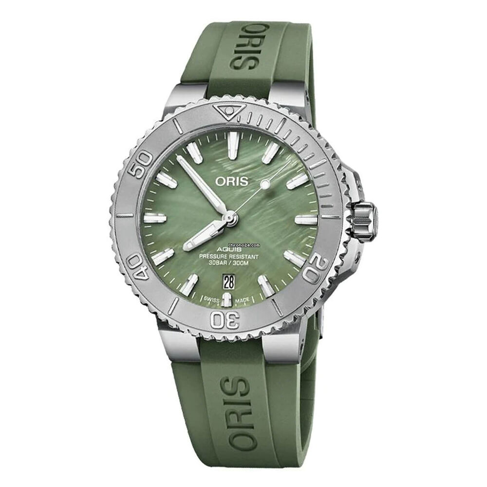 Oris New York Harbour Limited Edition 41.5mm Green Dial Set Watch