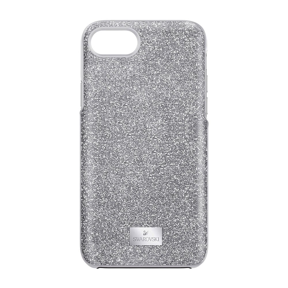 Swarovski Grey Crystal iPhone & 7 8 Plus Case and Bumper
