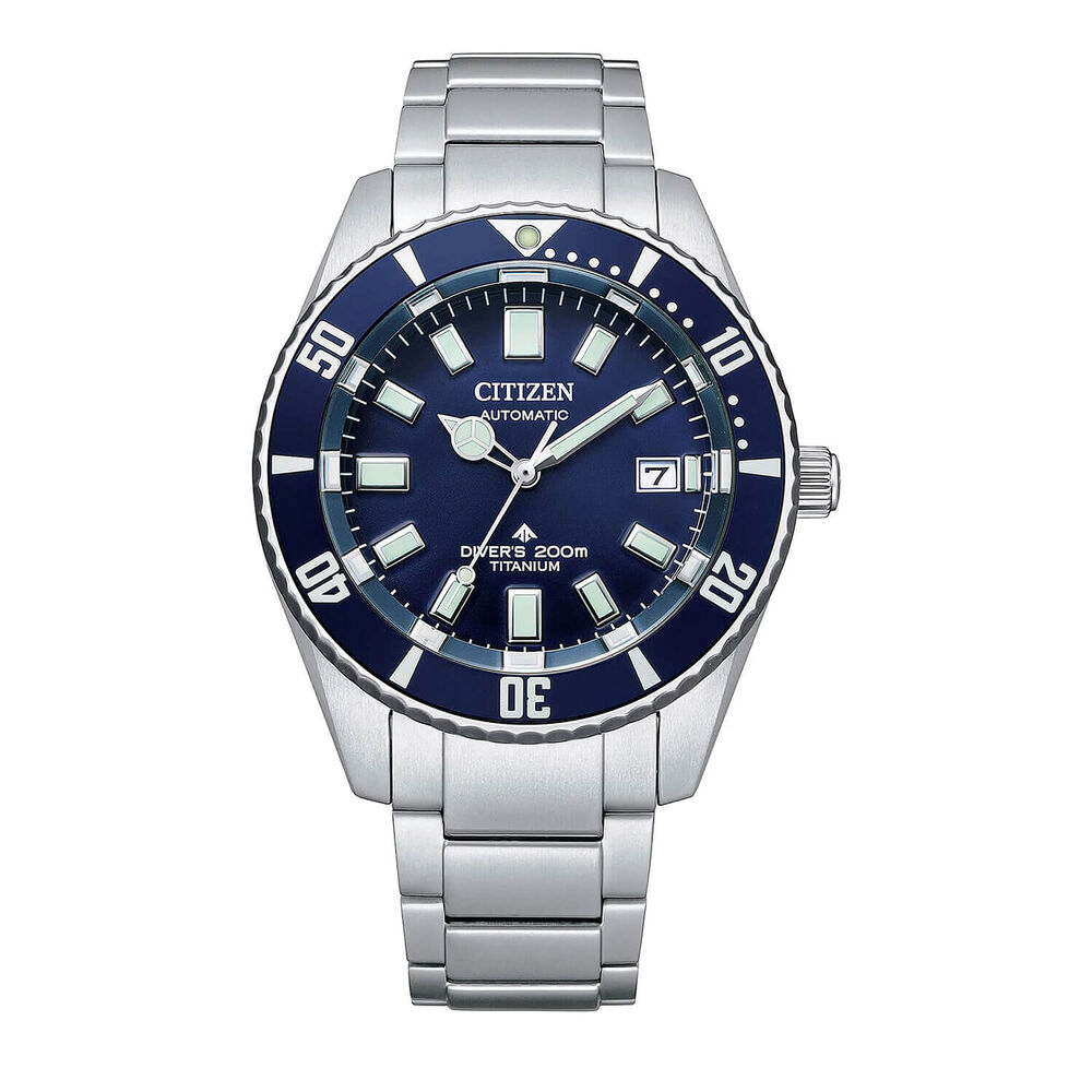 Citizen Promaster Dive 41mm Blue Dial Titanium Bracelet Watch