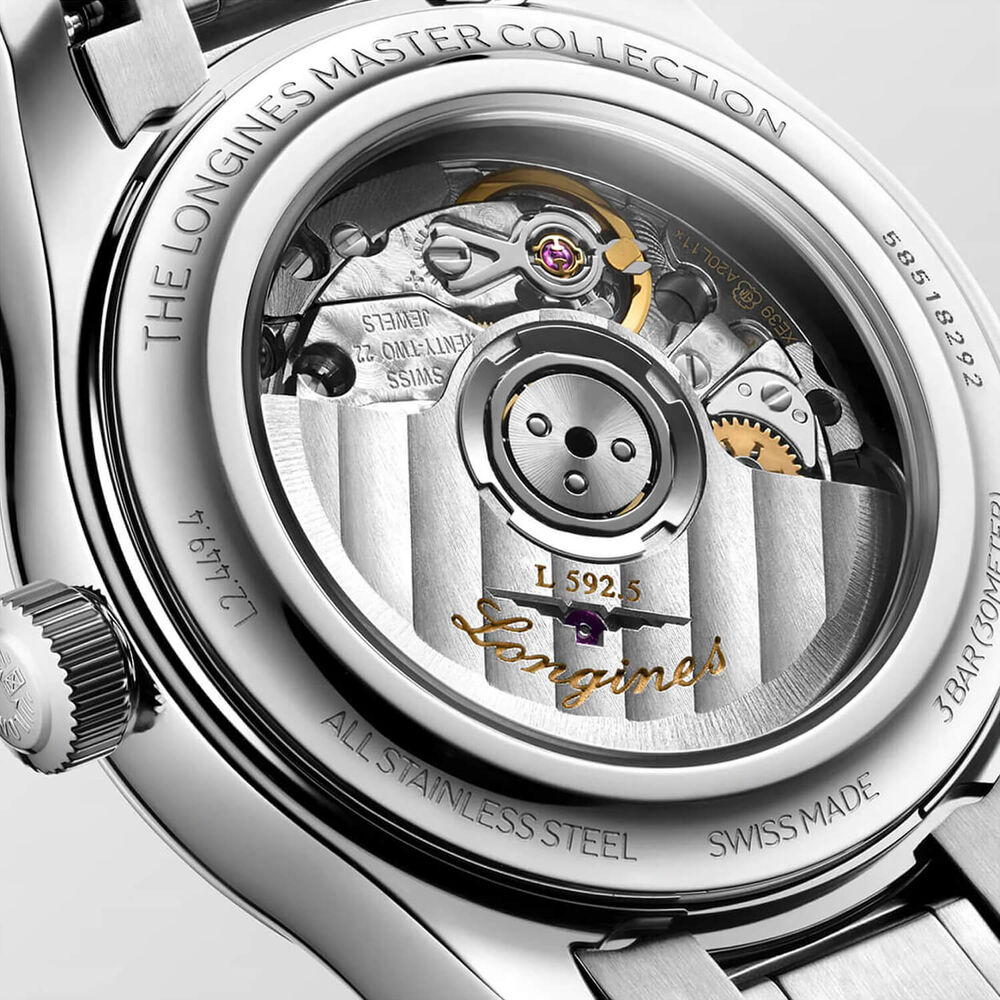 Longines Master Collection 30mm Silver Dial Steel Bracelet Watch
