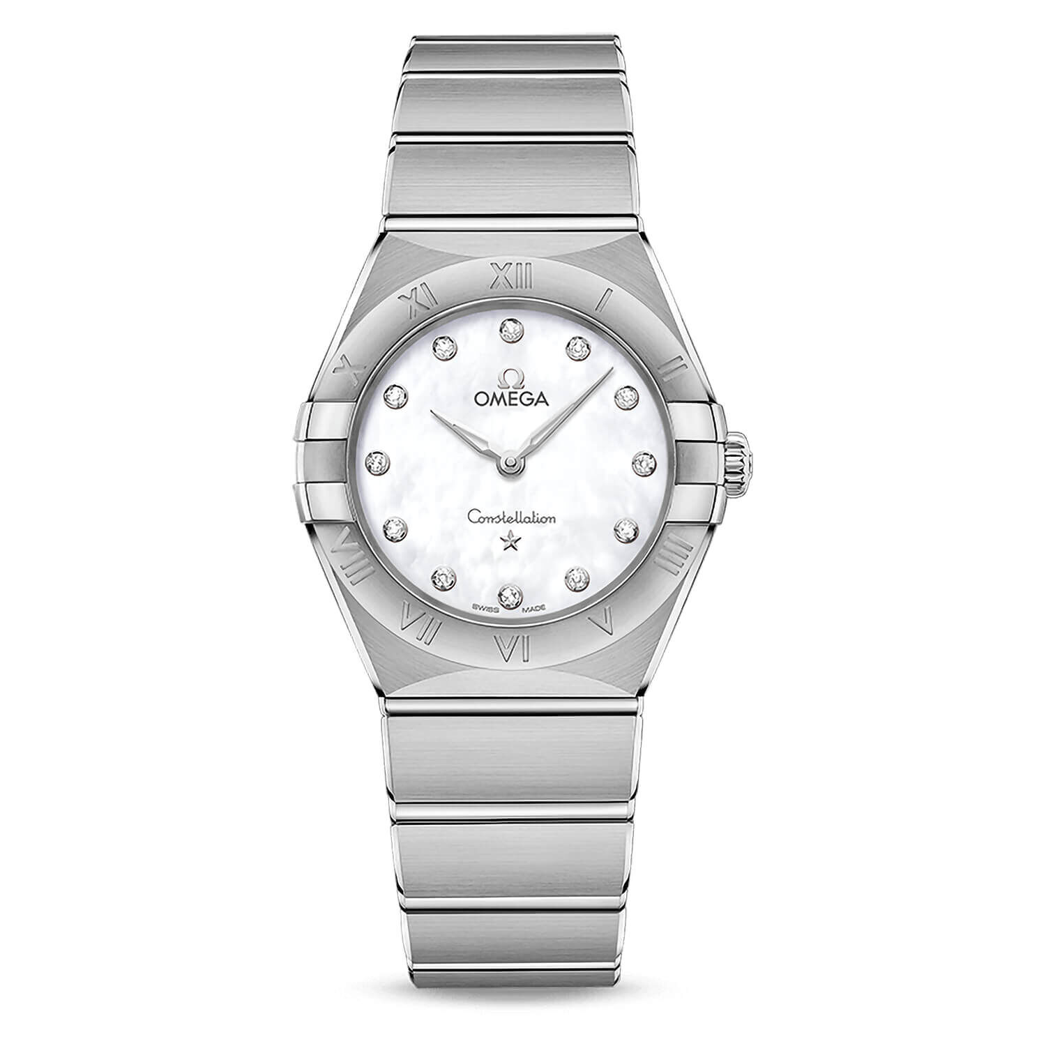 OMEGA Constellation Quartz 28mm White Dial Bracelet Watch