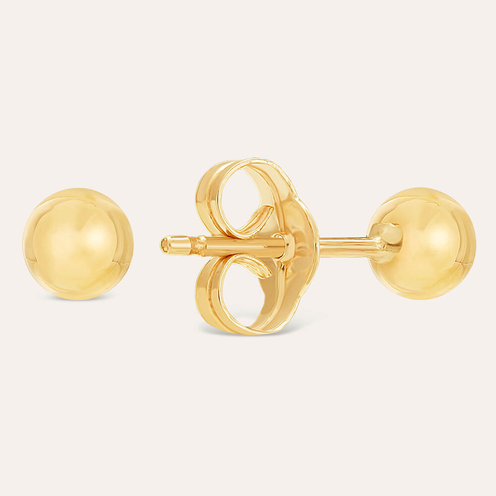 9ct Yellow Gold Stud Earrings
