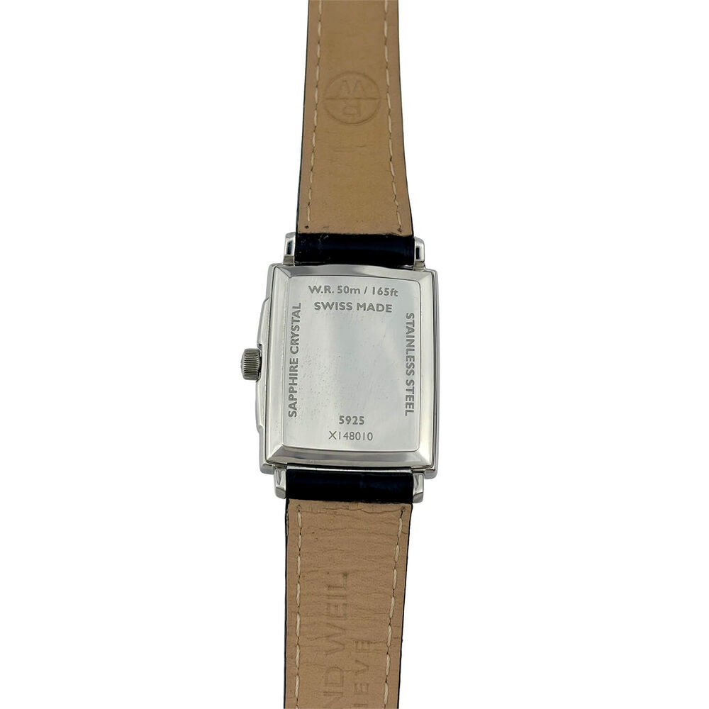 Pre-Owned Raymond Weil Toccata Quartz 22.6x28.1mm White Dial Leather Strap Watch image number 2