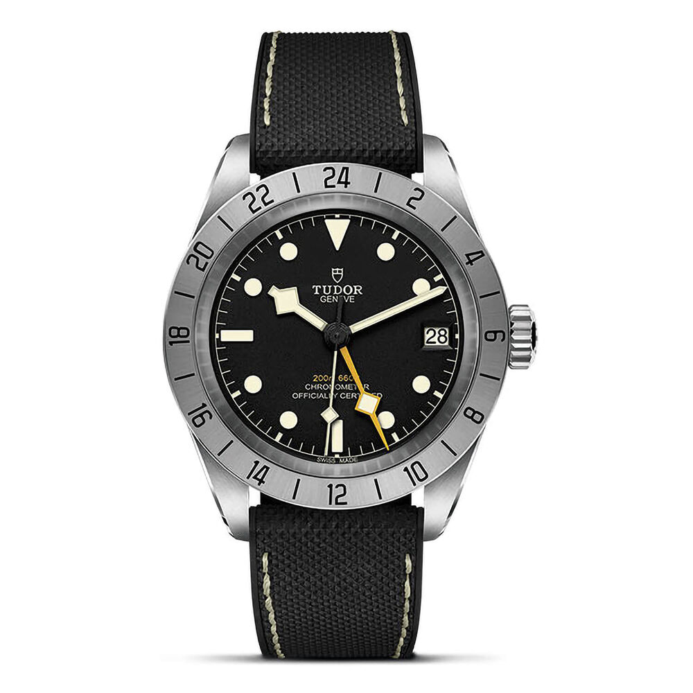Tudor Black Bay Pro 39mm Automatic Steel Case Black Dial Rubber Strap Watch image number 0