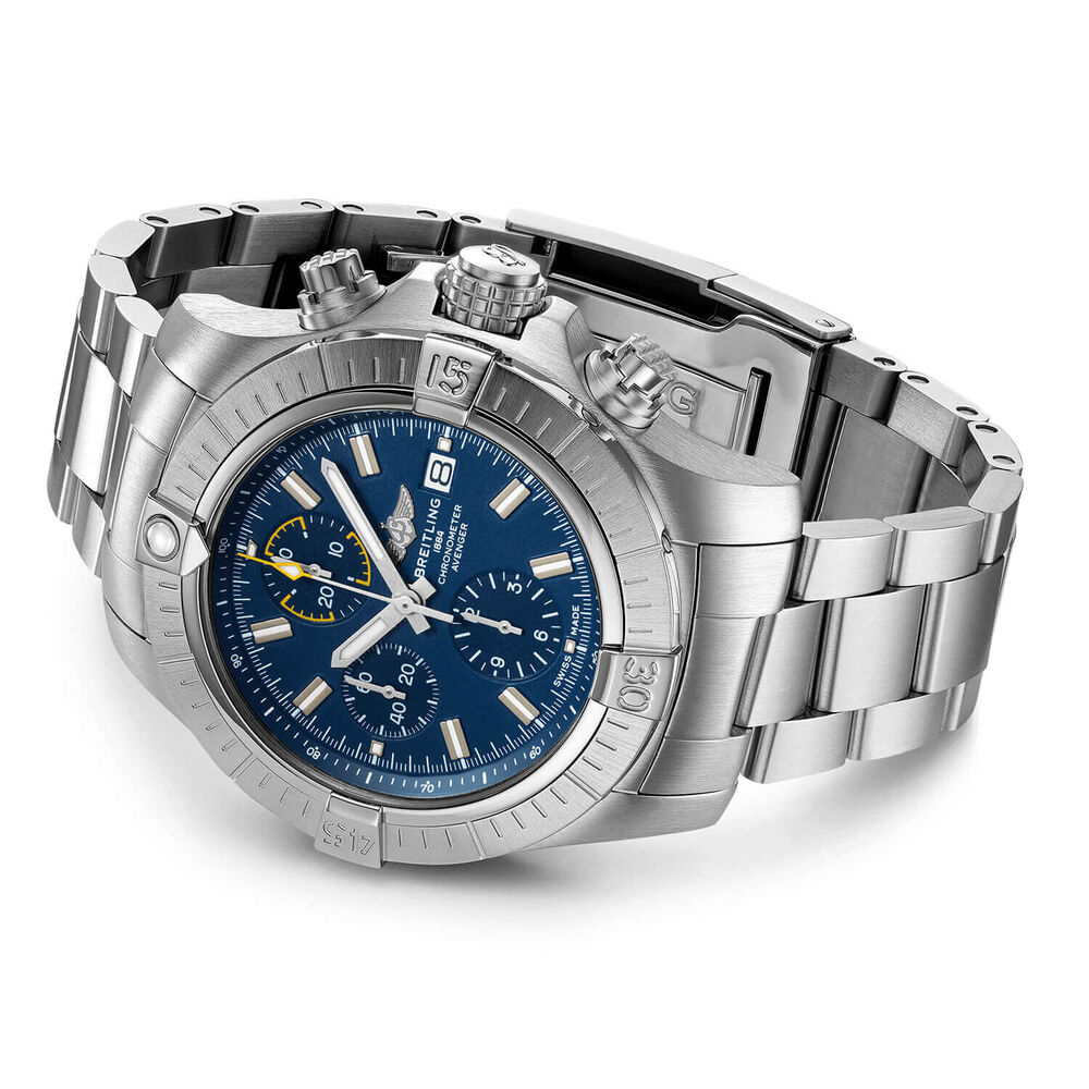 Breitling Avenger Chronograph Blue Dial & Steel 45mm Watch image number 2