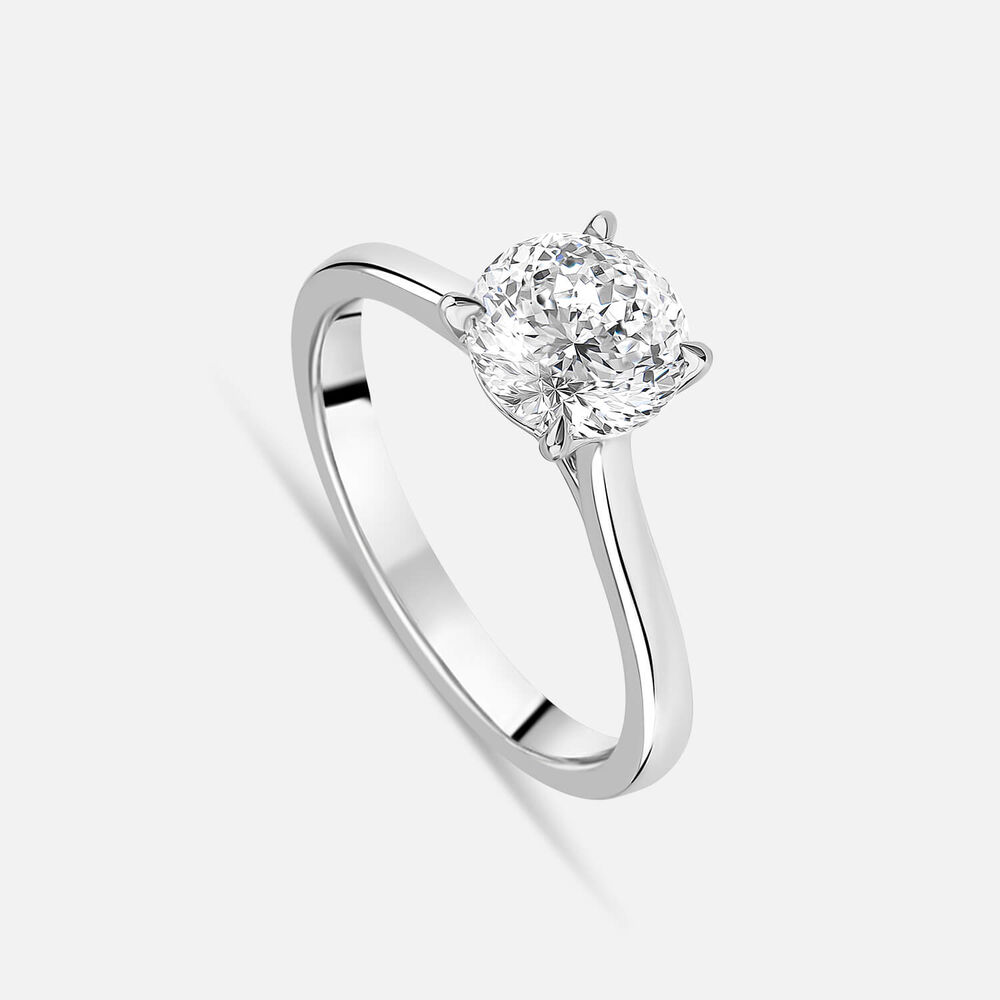 Born NOVA Platinum 1.50ct Round Lab Grown Diamond Solitaire Ring