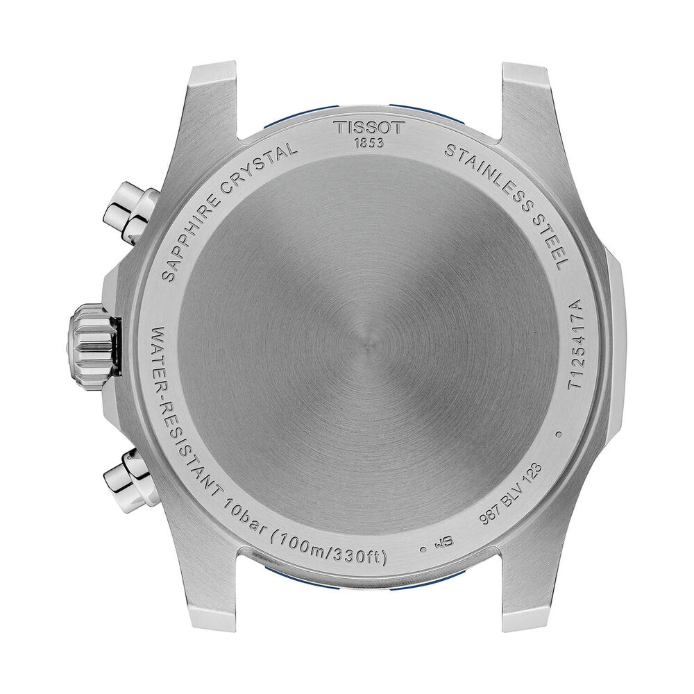 Tissot Supersport Chrono 42mm Blue Dial Steel Bracelet Watch