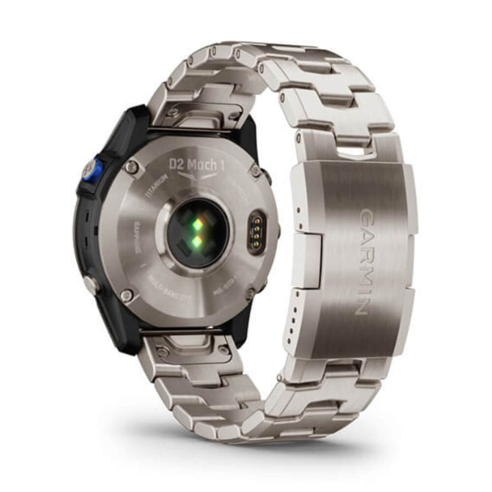 Garmin D2 MACH 1 Multifunction Titanium Case Bracelet Watch image number 4