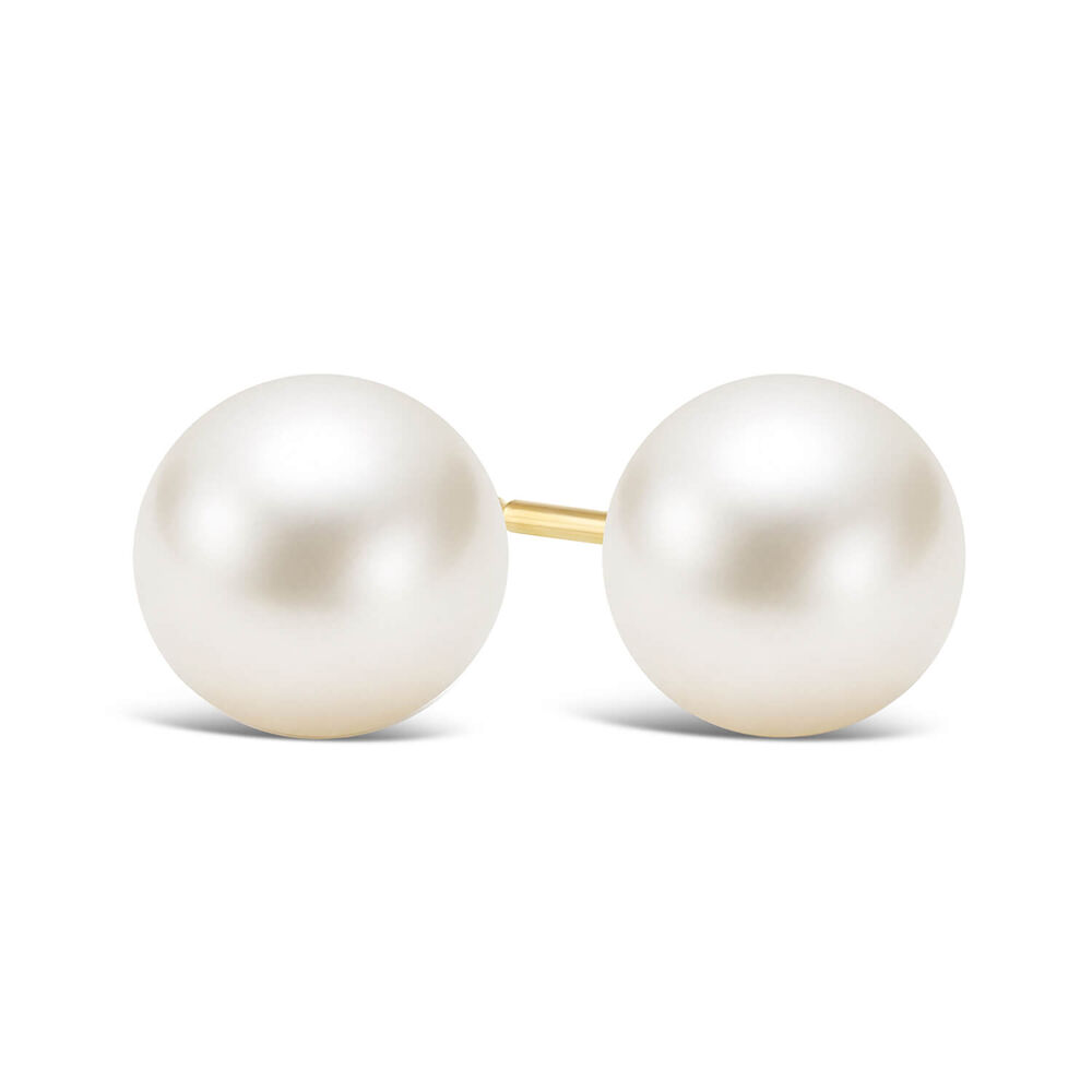 9ct Gold Freshwater Pearl Stud Earrings