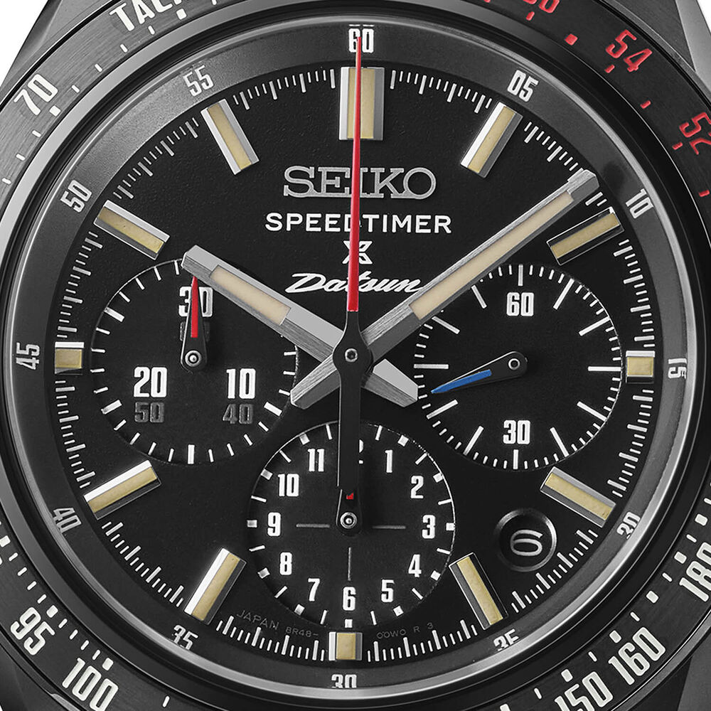Seiko Prospex Speedtimer x DATSUN Fairlady Z Limited Edition 42mm Dial Leather Strap Watch