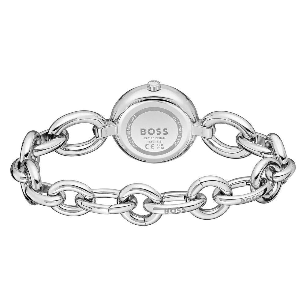 BOSS Live 28mm Silver Dial Silver Tone Steel Bracelet Watch image number 3