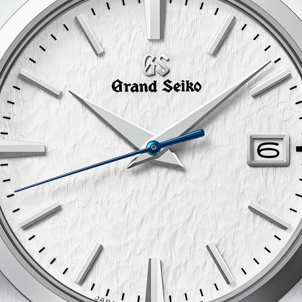 Grand Seiko Snowflake Quartz 37mm White Dial Bracelet Watch