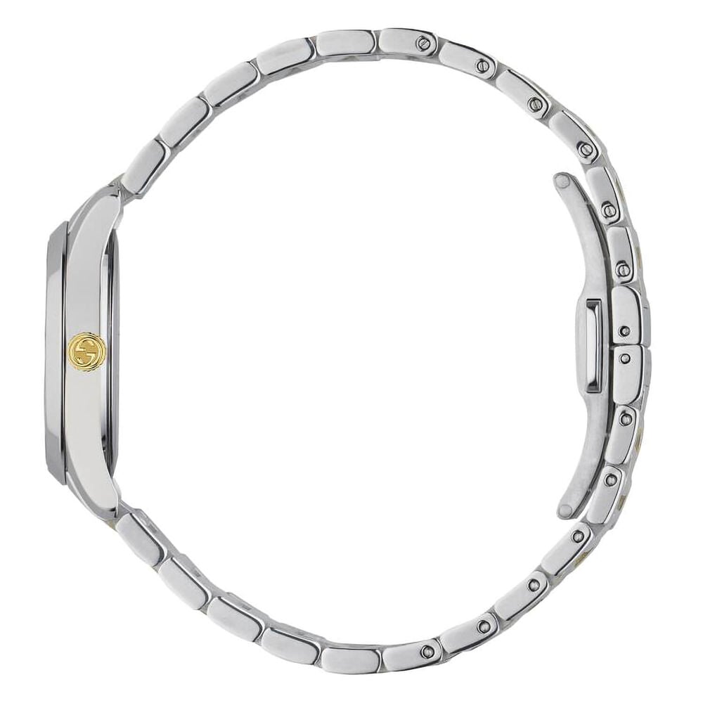 Gucci G -Timeless 27mm Silver Feline Head Yellow Gold Steel Case Watch image number 2