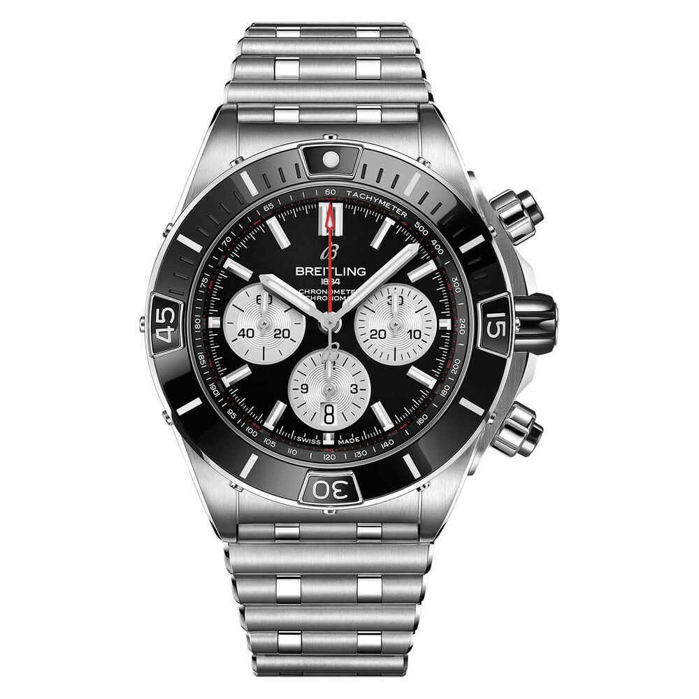Breitling Super Chronomat 44mm Black Ceramic Case Watch image number 0